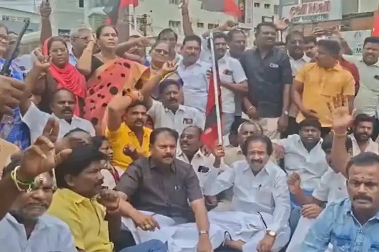 Several detained as DMK cadres protest across Tamil Nadu against Udhayanidhi Stalin's arrest