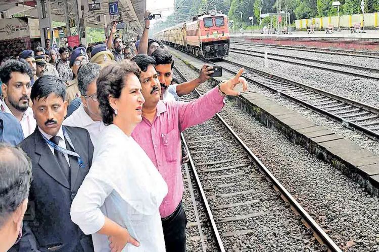 Priyanka Gandhi demands more MEMU train services to Nilambur