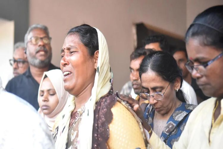 A lookout circular has been issued against the husband of a Kerala woman who died.
