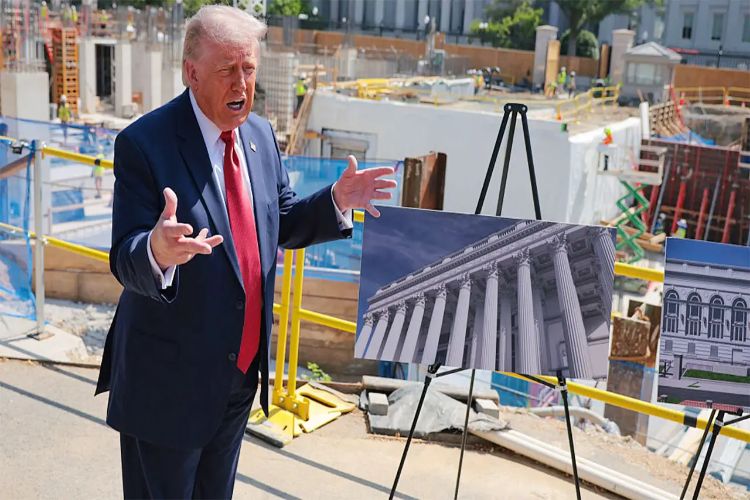 Trump's $400 million ballroom project halted