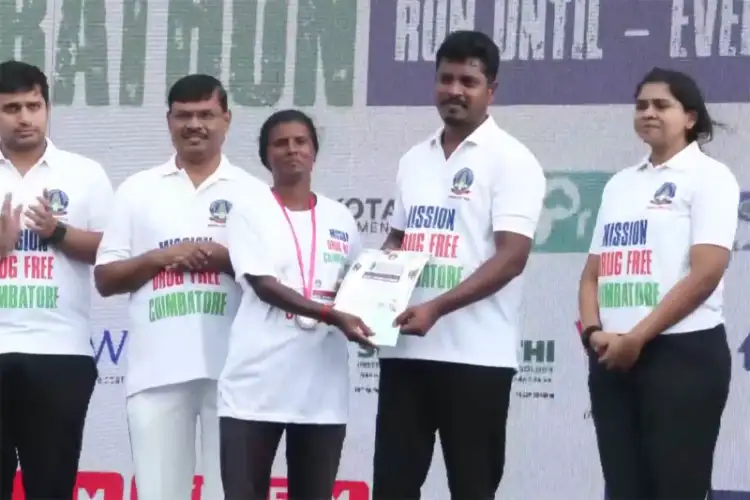 Minister Vignesh calls for a drug-free Tamil Nadu; says Coimbatore should lead way