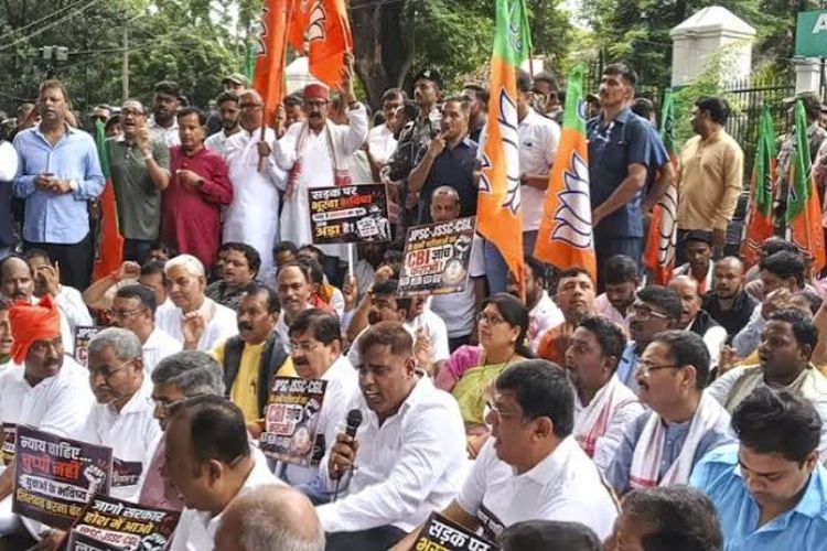 affected due to the BJP's bandh in protest against the police action.