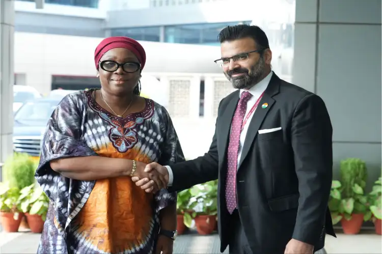Global South partnership deepens as Liberian Foreign Minister Sara Beysolow Nyanti arrives in India