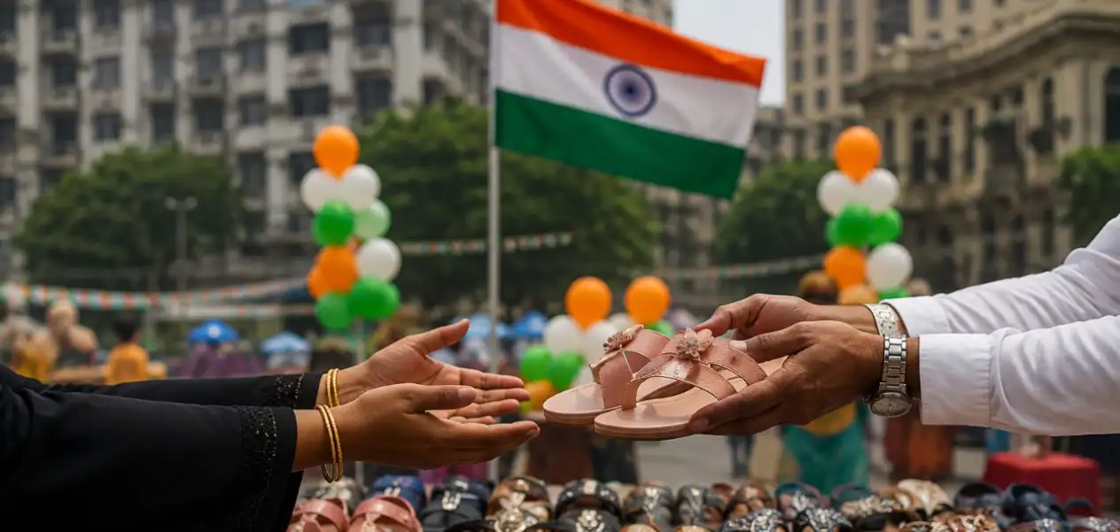 500 traders to distribute 1,200 pairs of free footwear in Mumbai on Independence Day.
