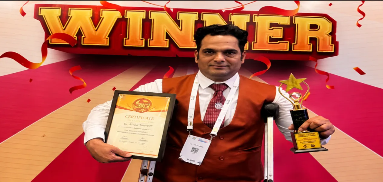 Dr. Abdul Tanveer: Refused to give up despite polio, became a renowned diabetologist.