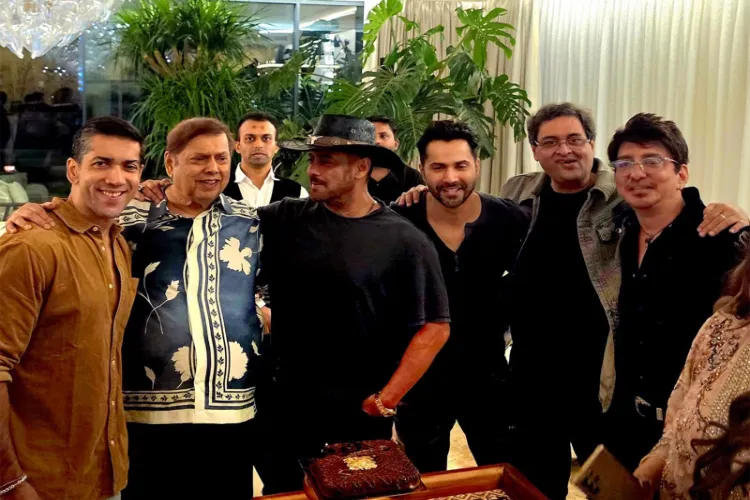 Salman and Varun gather for David Dhawan's 75th birthday.