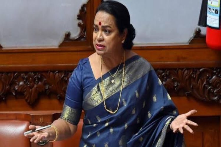 Umashree files nomination for the post of Deputy Chairman of Karnataka Legislative Council