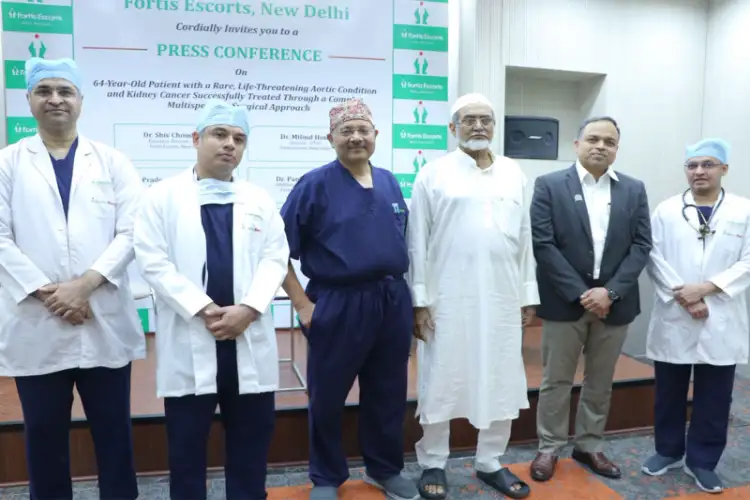 Delhi doctors treat torn artery, faulty heart valve and kidney cancer in single operation, first of its kind, claims experts