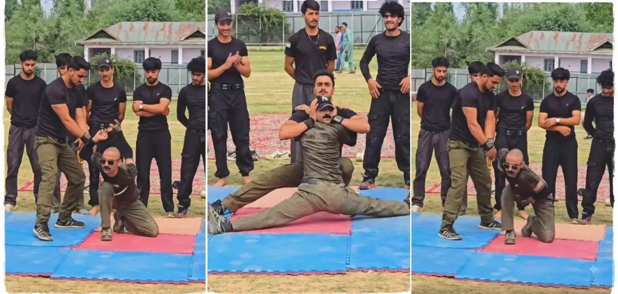Kashmir’s ‘Rubber Boy’: Sayam Haider can rotate his neck 180 degrees and pass right through a tennis racket.