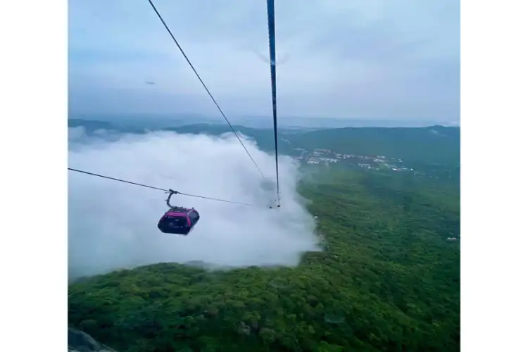 Over 47 lakh pilgrims take to the skies: Gujarat's 'Udan Khatola' ropeways see record footfall