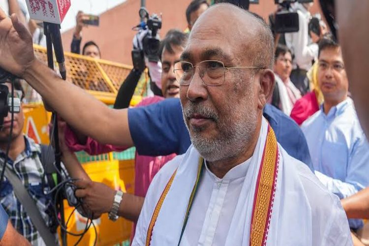 Former Manipur Chief Minister Biren Singh leaves for New Delhi to meet the central leadership