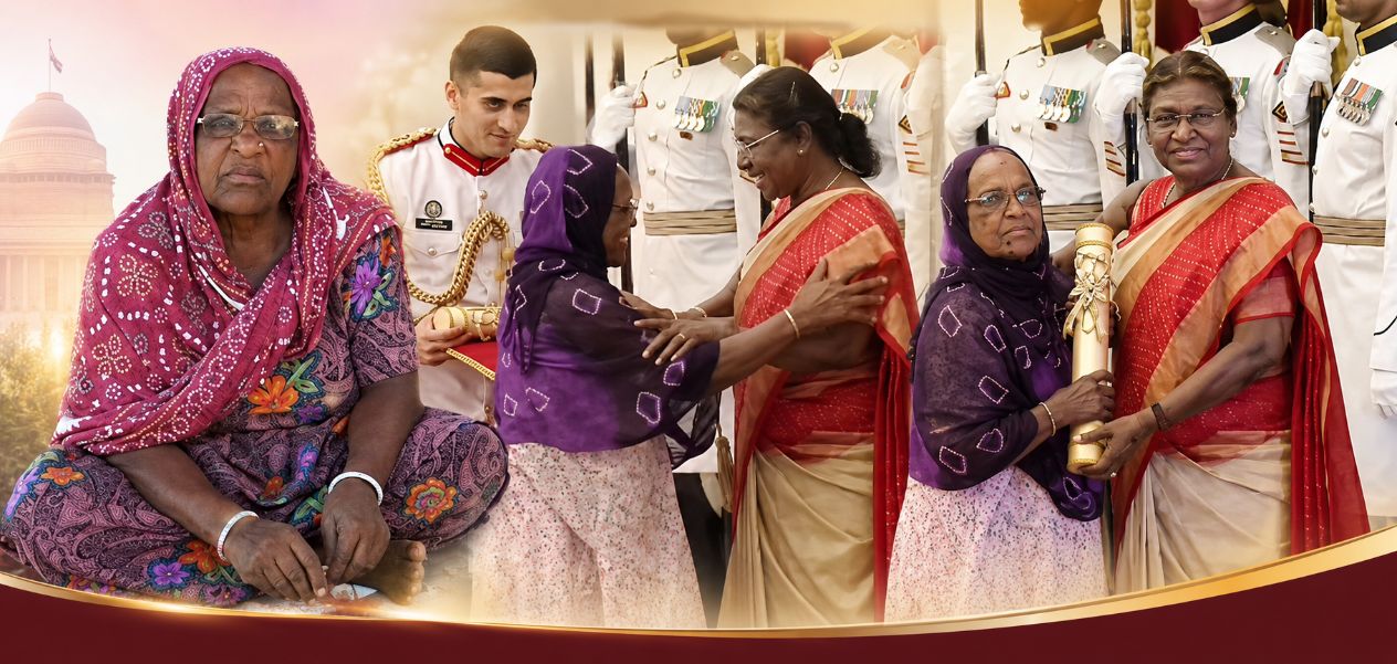 Hirbai Ibrahim Lobi blesses President Murmu: Video goes viral