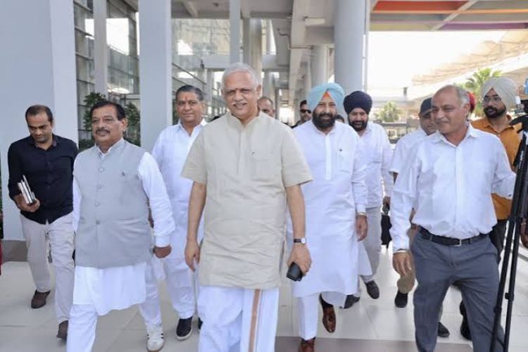 BL Santosh on a two-day visit to Punjab