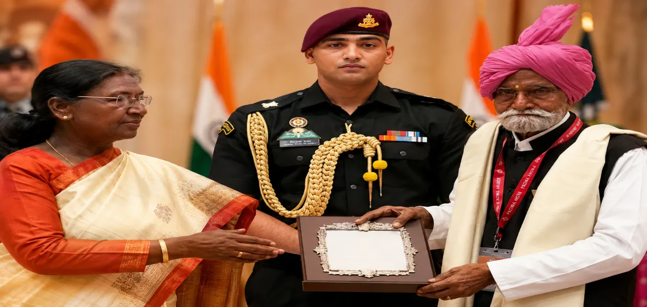 The melody of the *been* earned Hawa Singh Nath national recognition.
