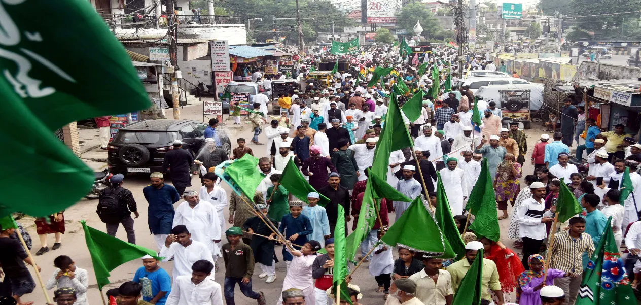 The celebration of Eid-e-Milad-un-Nabi is imbued with the spirit of Indian culture.