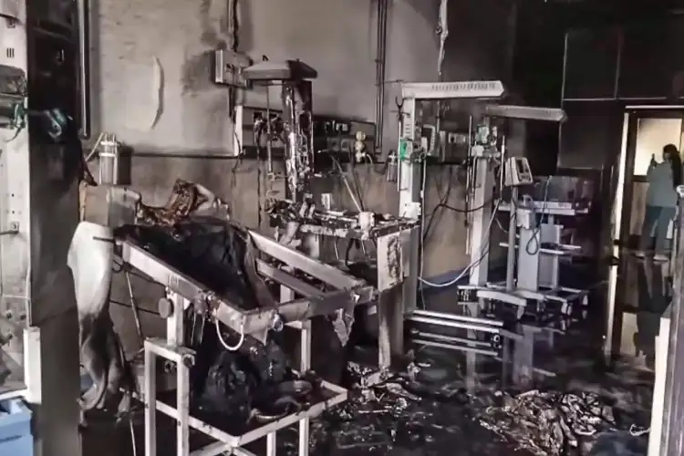 36 newborns shifted after Amravati hospital fire; District Civil Surgeon says smoke may affect lungs