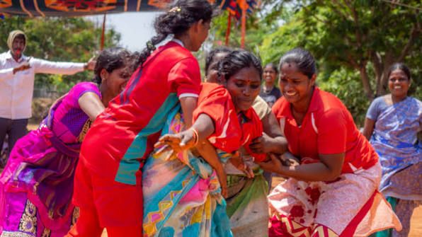Why don't the daughters of the village have equal opportunities in sports?
