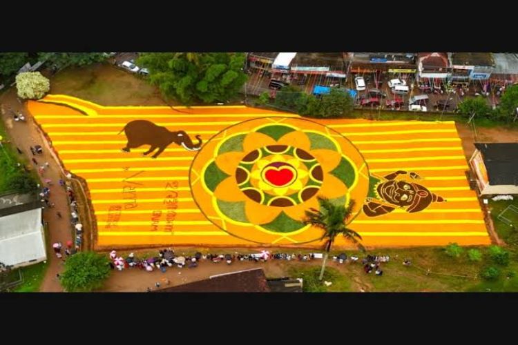 Keralam: Asia's largest 'waste-to-art' Pookkalam to be displayed in Malappuram