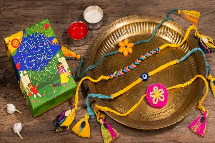 Nation celebrates Raksha Bandhan with traditional gaiety; eco-friendly floral rakhis trend in Lucknow's 'Phoolon Wali Gali'