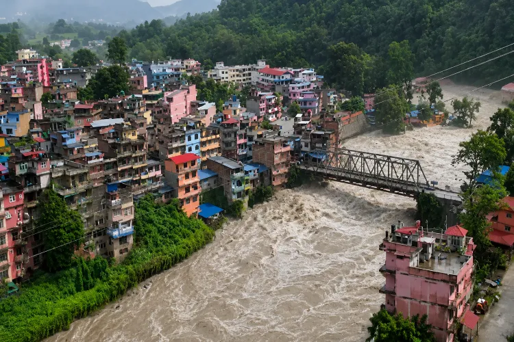 Devastation from floods in Nepal: Death toll reaches 579, 1,924 people missing.
