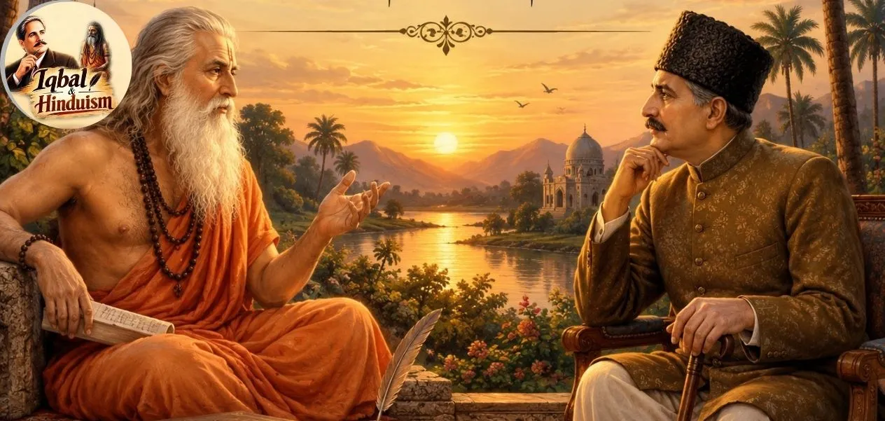 When the meeting with Vishvamitra took place in Iqbal’s ‘Javid Nama’