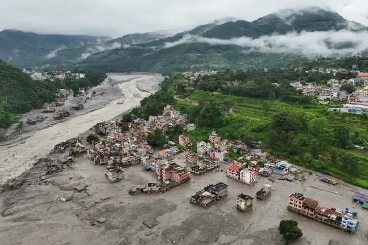 Nepal floods: Kathmandu family travels to flood-hit Trishuli to check on cut-off village