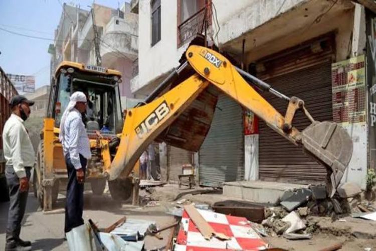 Following the court order, action has been initiated to remove illegal constructions