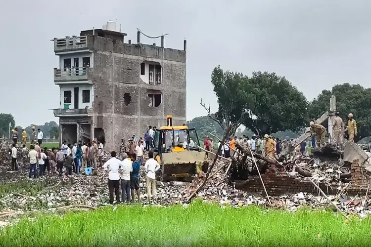 UP: Seven police personnel suspended over Kaushambi firecracker factory explosion that killed 11