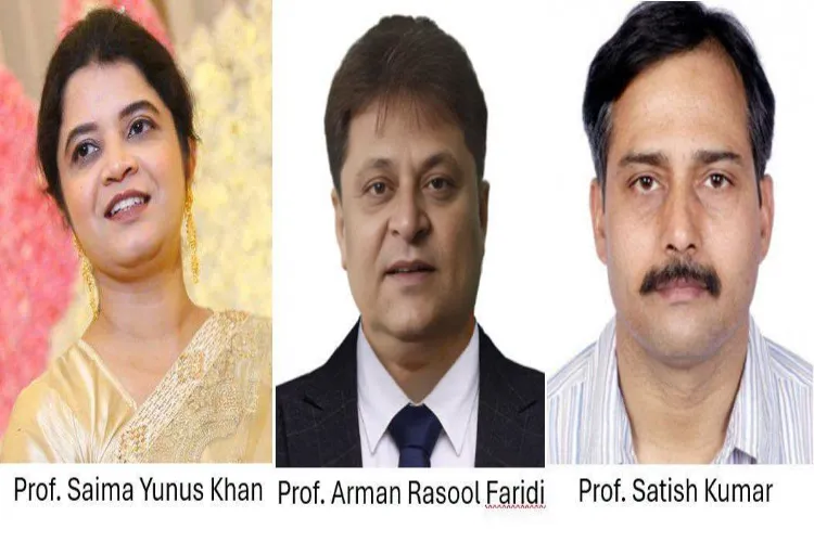 Saima Yunus, Arman Rasul, and Satish Kumar become members of the AMU Court.