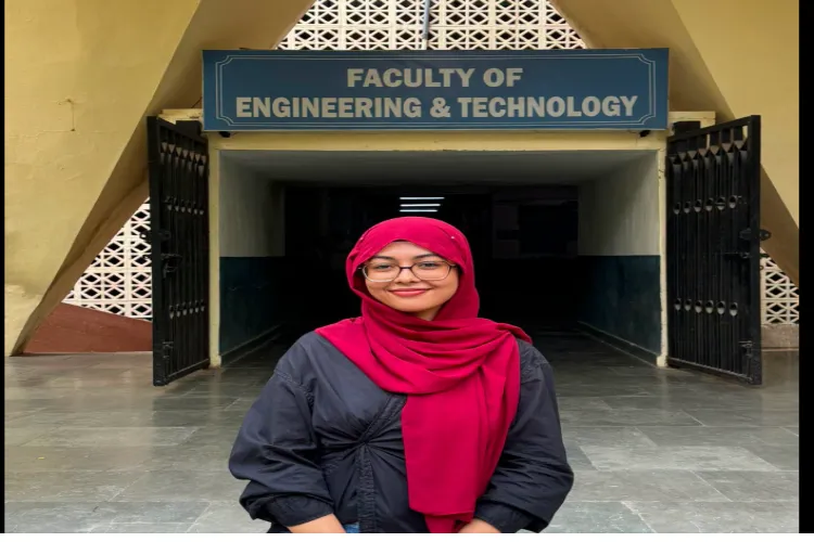 Jamia student Sufiya Ansari secured third place in the Scholar Challenge.