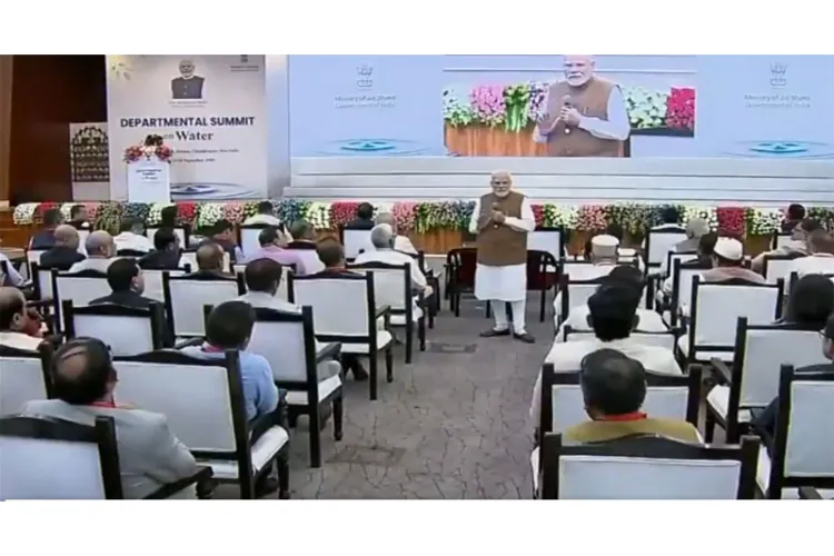 PM Modi emphasizes water security, advocates for the use of AI in water management.