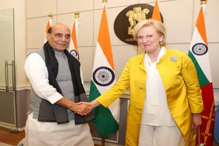 Rajnath Singh calls for greater India-Belgium defence cooperation amid geopolitical, economic turmoil