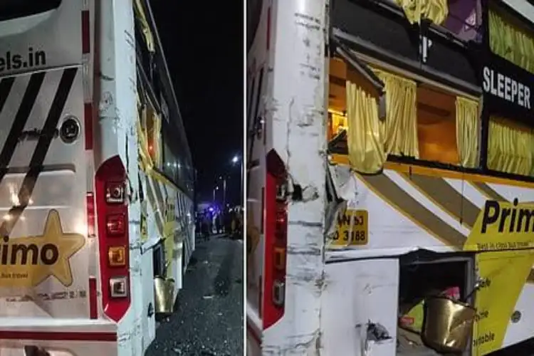 Tamil Nadu: Two killed, six injured as omni bus rams into truck in Perambalur
