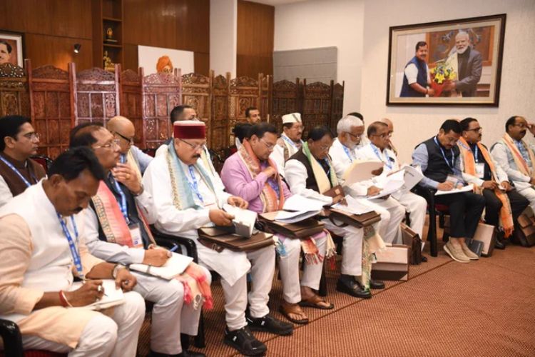 Nitin Naveen presides over workshop of water resources ministers of BJP ruled states