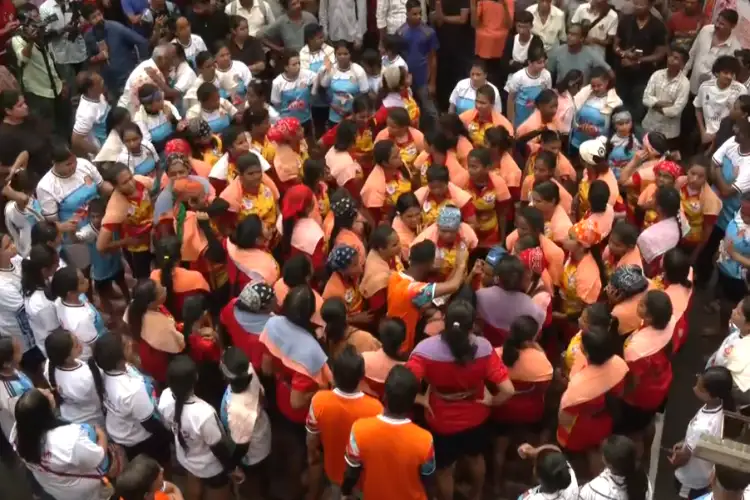 Mumbai's women Govindas break heights, stereotypes this Dahi Handi