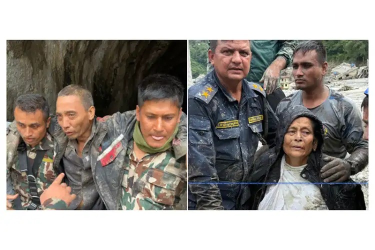 Nepal Flood: Two, including foreign national, rescued after 10 days from Bhote Koshi