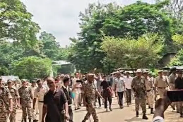 Tripura blockade turns violent: Protesters clash with police over sick patient's passage