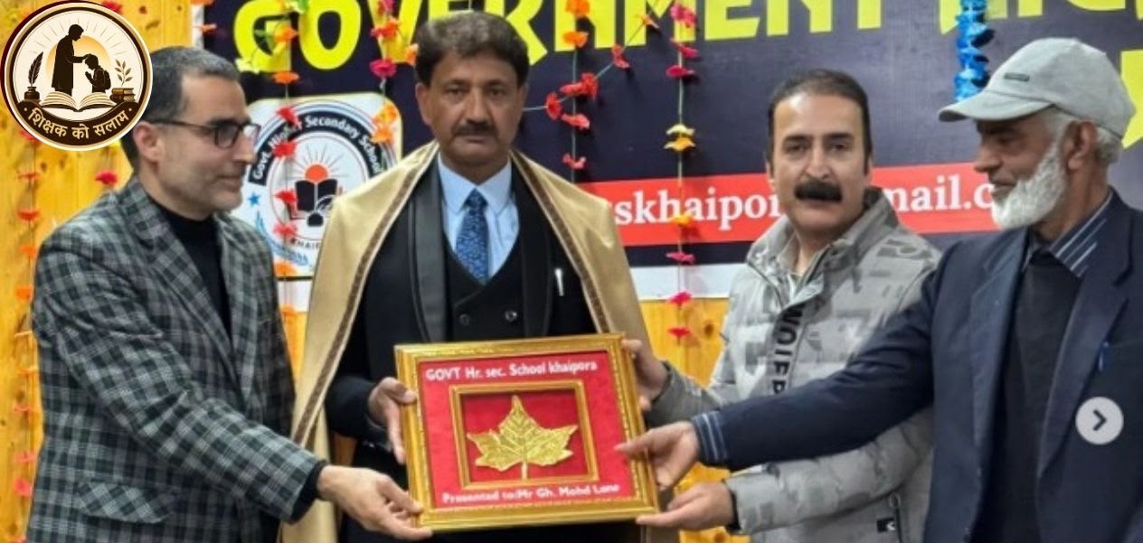 Teacher Dedicated to Education and Values: The Inspiring Story of Ghulam Mohammad Lone