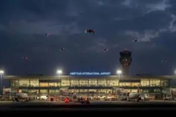 Seven flights diverted to Delhi after suspicious drone activity spotted near Amritsar airport