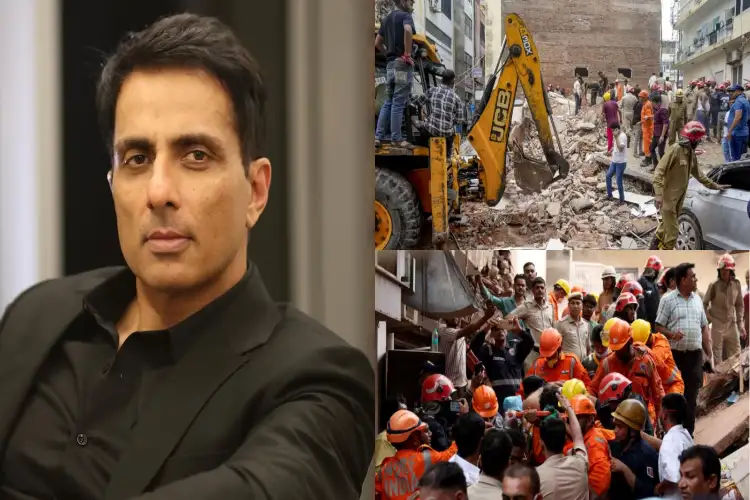 Delhi building collapse: Sonu Sood calls for safe, affordable hostels for students