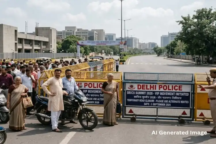 BRICS summit 2026: Delhi traffic police issues advisory ahead of Motor carcade rehearsal, 22 diversion points announced