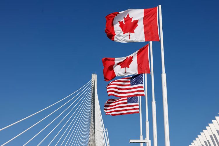 US bans Canadian dairy products, most alcoholic beverages, motorcycles