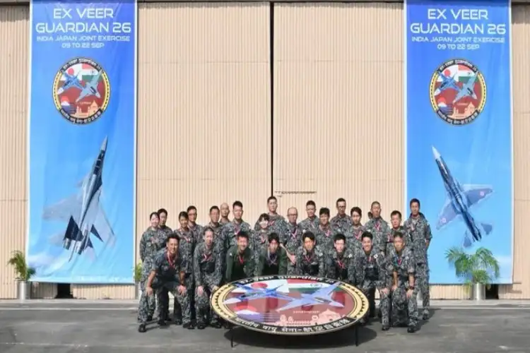 Rajnath Singh hails India-Japan defence ties as Japanese fighter jets arrive for Exercise Veer Guardian