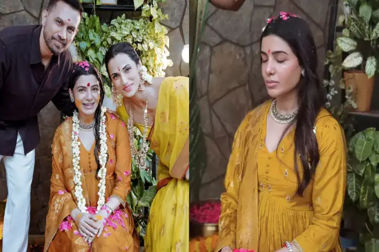 Samantha Ruth Prabhu shared adorable pictures from traditional baby shower