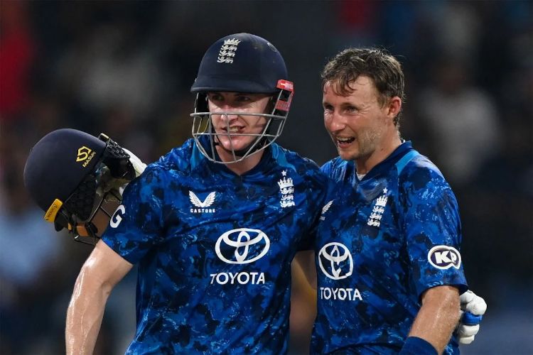 Harry Brooke's unbeaten century gives England a big win over Sri Lanka