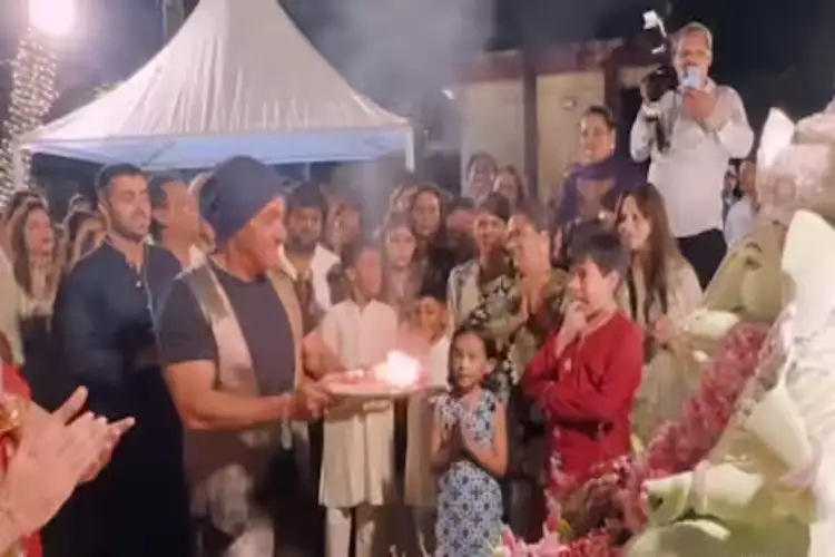 Salman Khan performs Ganpati aarti with family; sister Arpita's sweet guidance moment goes viral