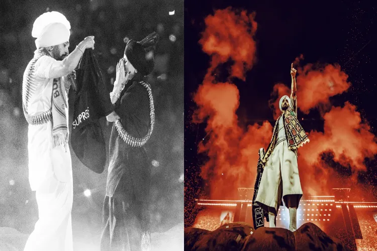 Diljit Dosanjh sang ‘Saanson Ki Mala’ in front of an audience of 92,000.