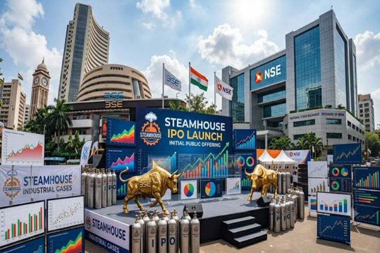 Steamhouse India shares listed on the market with a gain of 17 percent