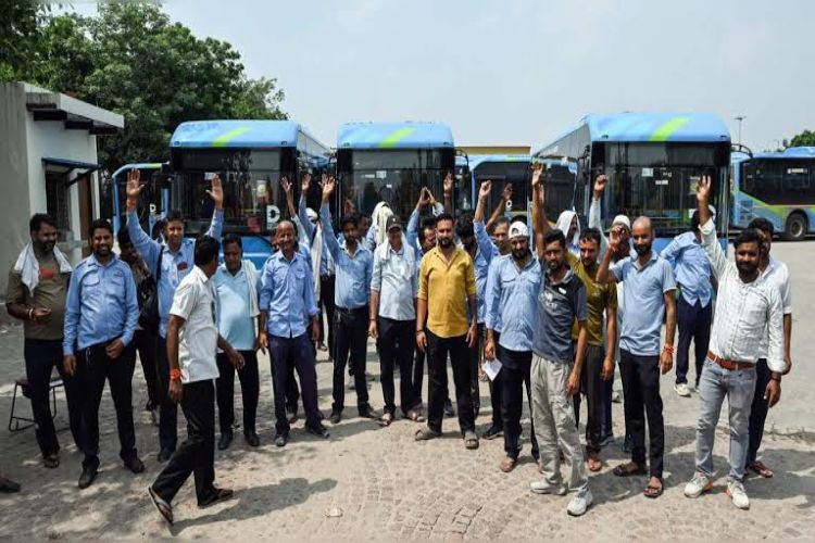 DTC bus drivers' strike demanding pay hike continues for third day, passengers suffer