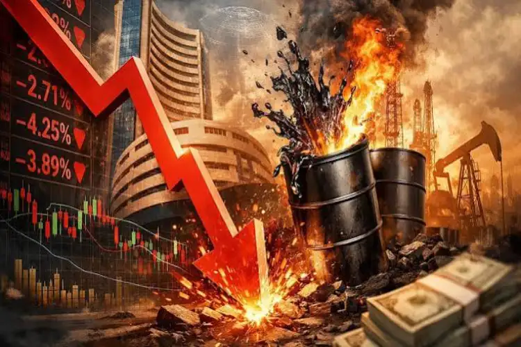 Sensex slips but Nifty gains 75 points by closing as easing crude offers relief